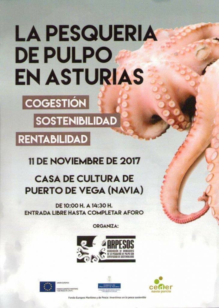 Jornada sobre "la pesquería del pulpo en Asturias", este sábado, en Puerto de Vega