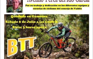 Gamones Homenajea al Director Deportivo de Ciclismo Avelino Pérez del Rio