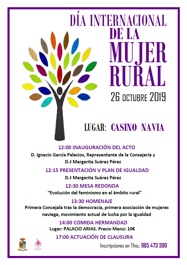 Día Internacional de la Mujer Rural en Navia: sábado, 26 de octubre