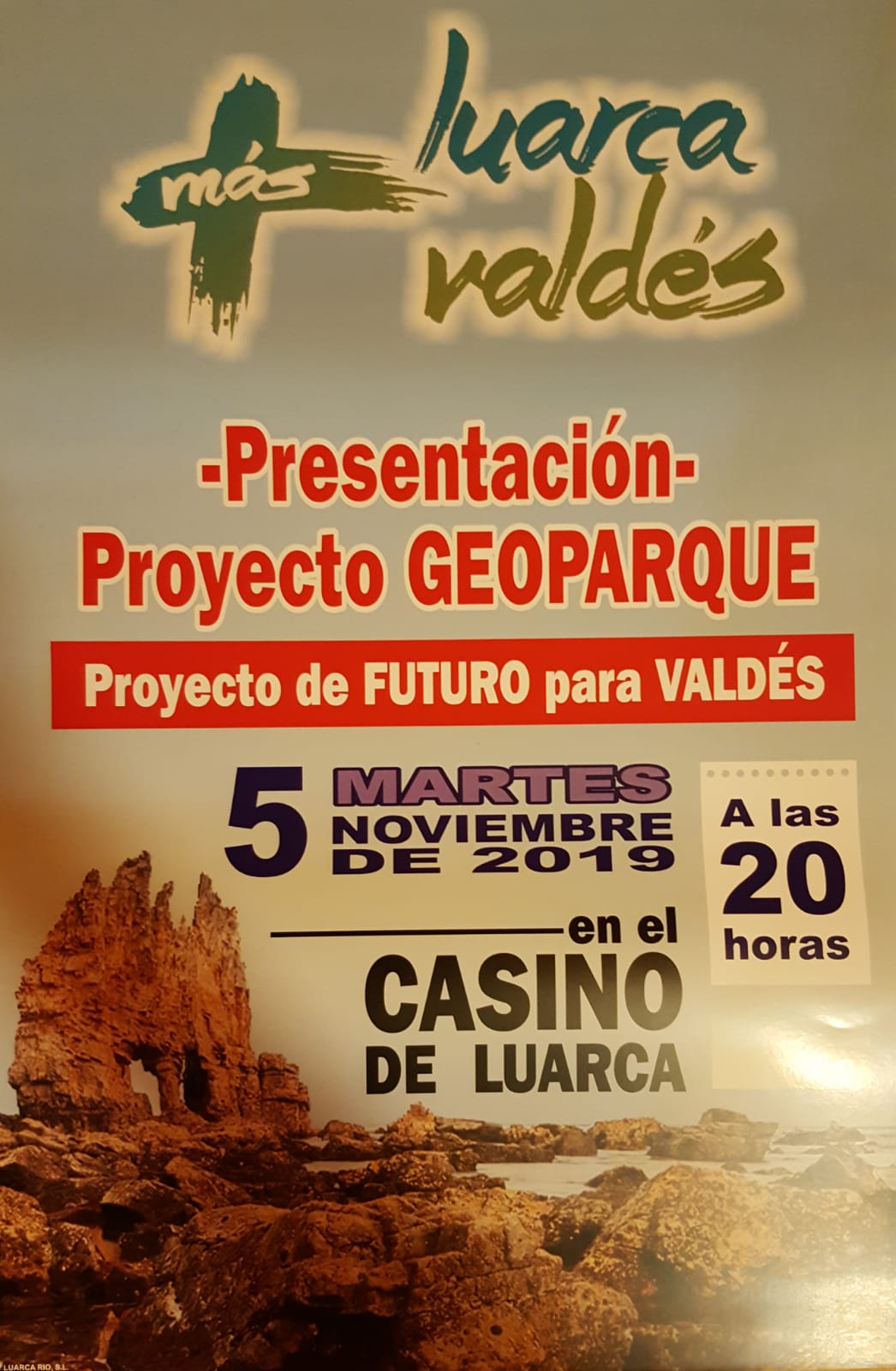 Más Luarca Valdés presenta el proyecto "Geoparque", una iniciativa "de futuro" para el concejo