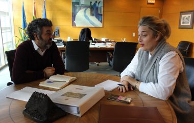 Pablo Fernández, consejero de Salud: "siempre se ha mantenido la cartera de servicios con normalidad" en el Hospital Comarcal de Jarrio