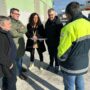 La presidenta de Portos de Galicia anuncia la renovación del alumbrado del puerto de Ribadeo; el alcalde solicita un Plan Especial de Ordenación Portuaria