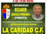 I Memorial Nicanor González de Fútbol Veteranos el Sábado en La Caridad