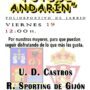 Actividad de Fútbol Andarín este Viernes en el Polideportivo de Jarrio
