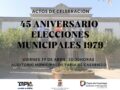 Tapia conmemora este viernes, el XLV Aniversario de las Elecciones Municipales