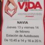 Donaciones de Sangre en Navia Jueves 13 y Viernes 14 en Navia