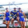 Carlos y Adrián (Club Remeros del Eo) Terceros en la Clasificatoria para la Copa de la Juventud